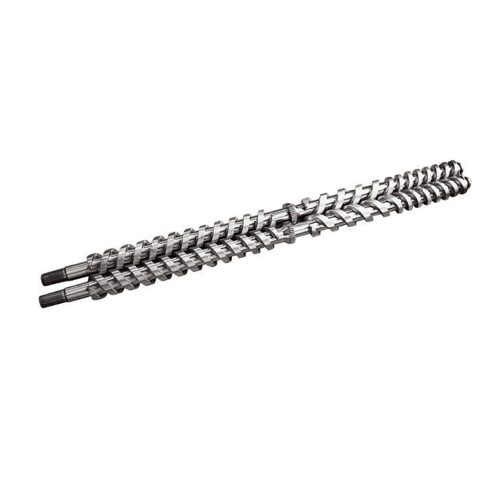 Parallel twin screw barrel